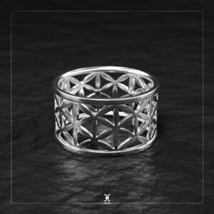 ⁦Geometric Floral Ring⁩ - الصورة ⁦3⁩