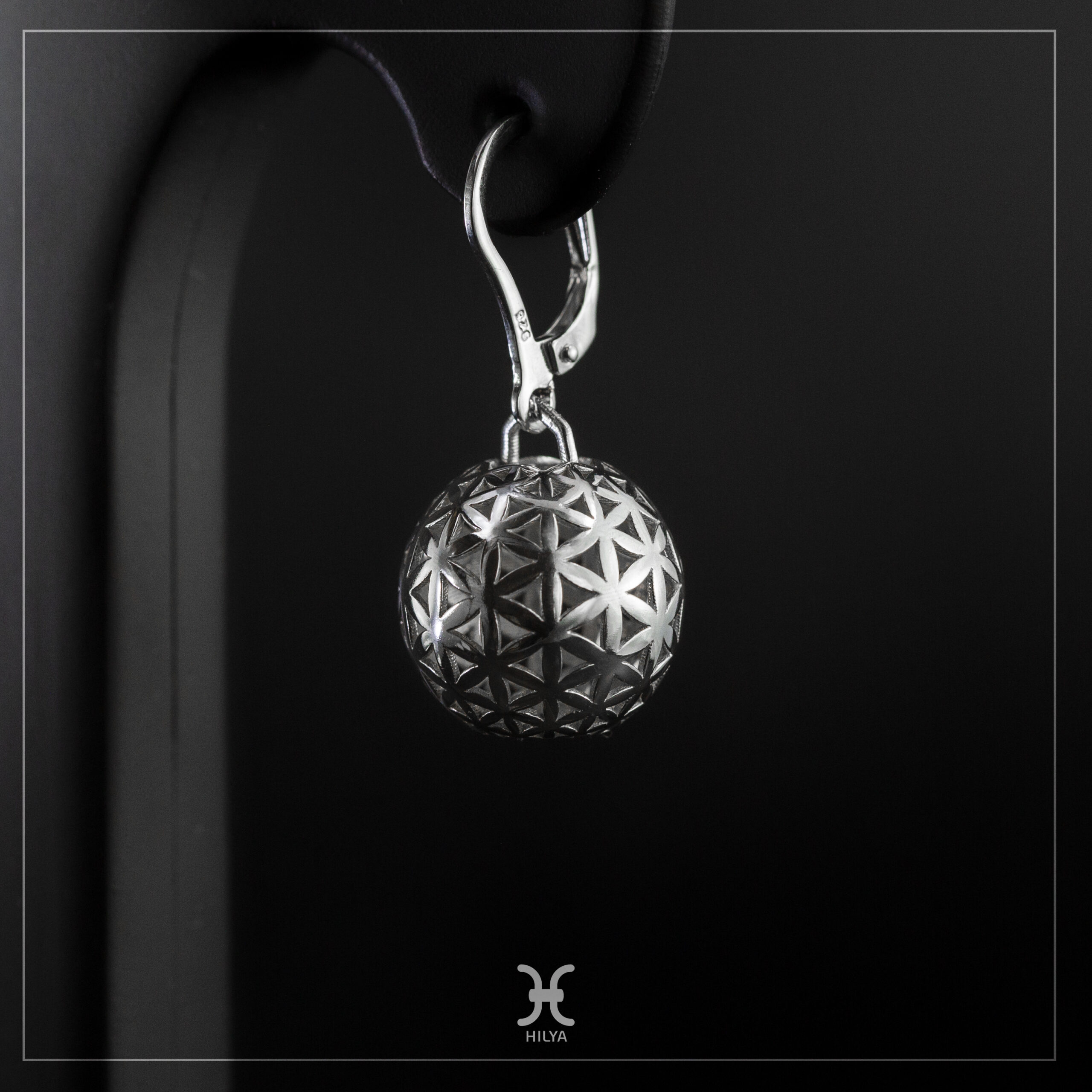 Sphere_Floral_Earring