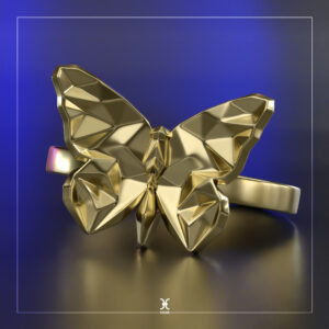 Poly Butterfly  Ring - Image 3