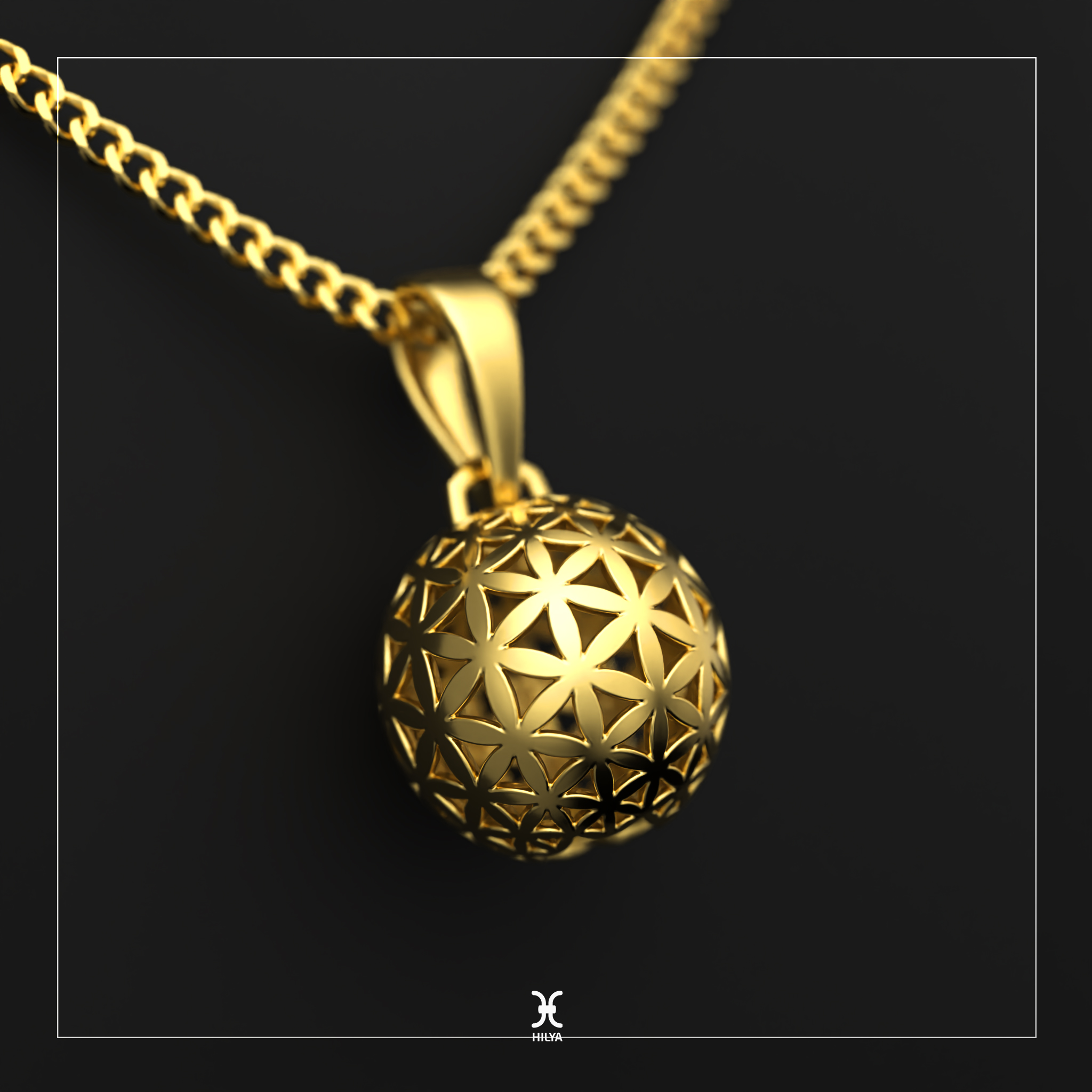 Spherical_Pendant_Floral_1_Gold